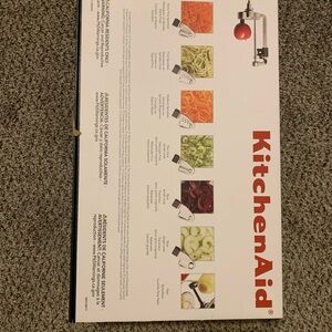 KitchenAid Spiralizer 7 Attachments